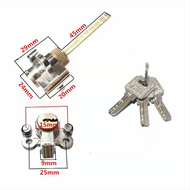 Цилиндър за заключване за интериорни врати, мед/цинк, Ju jia, модерен минималистичен стил