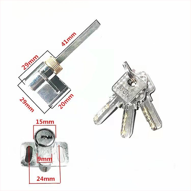 Цилиндър за заключване за интериорни врати, мед/цинк, Ju jia, модерен минималистичен стил