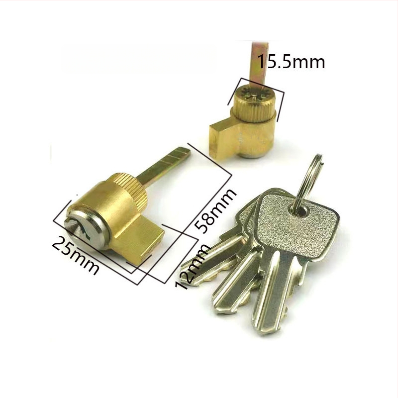 Цилиндър за заключване за интериорни врати, мед/цинк, Ju jia, модерен минималистичен стил