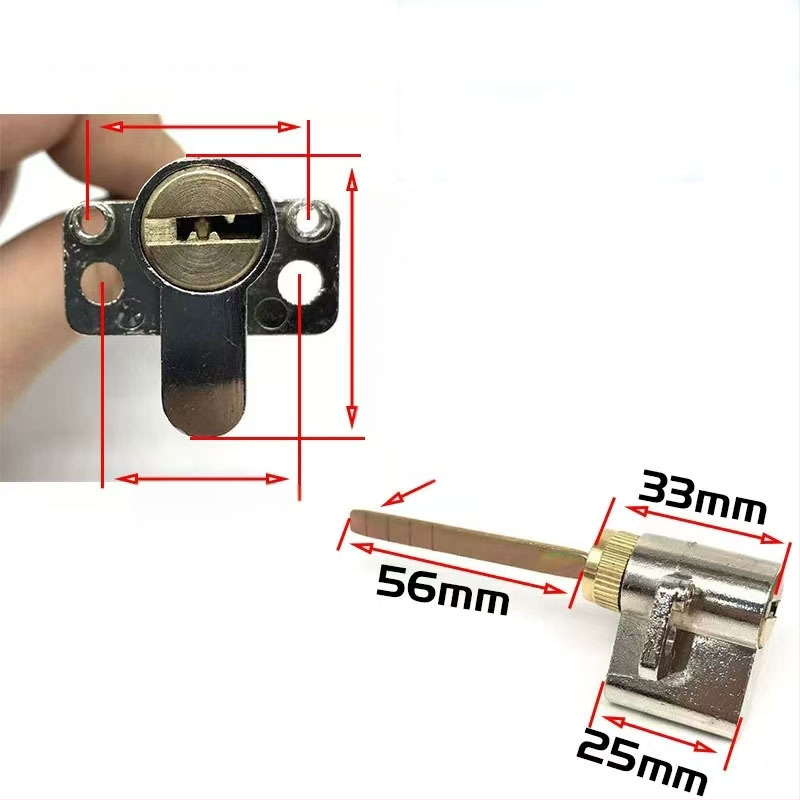 Цилиндър за заключване за интериорни врати, мед/цинк, Ju jia, модерен минималистичен стил