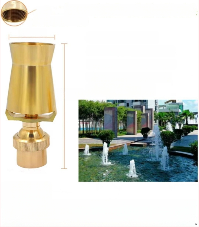Медна фонтанна дюза за езера, дворове и паркове — Morning Beauty