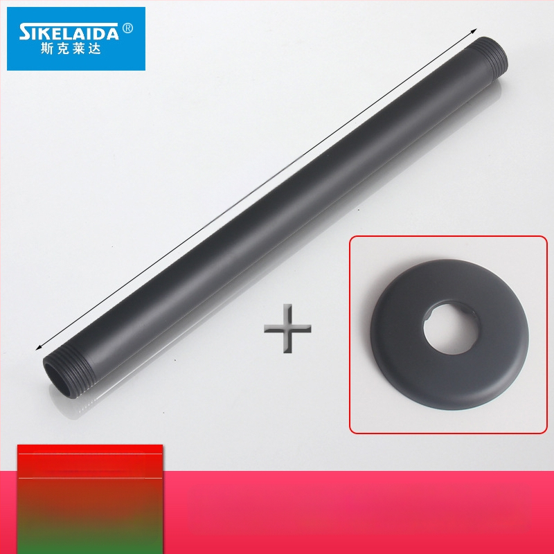 Skrytý sprchový rameno do steny s horným prskaním, kruhový z 304 nerezovej ocele, model SKD1223