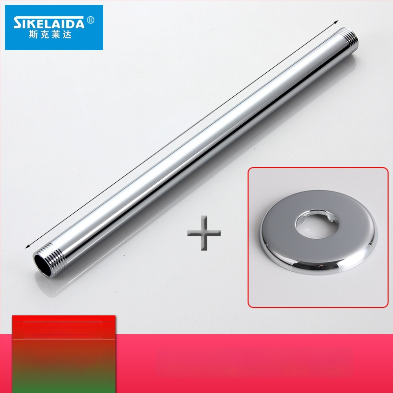 Skrytý sprchový rameno do steny s horným prskaním, kruhový z 304 nerezovej ocele, model SKD1223