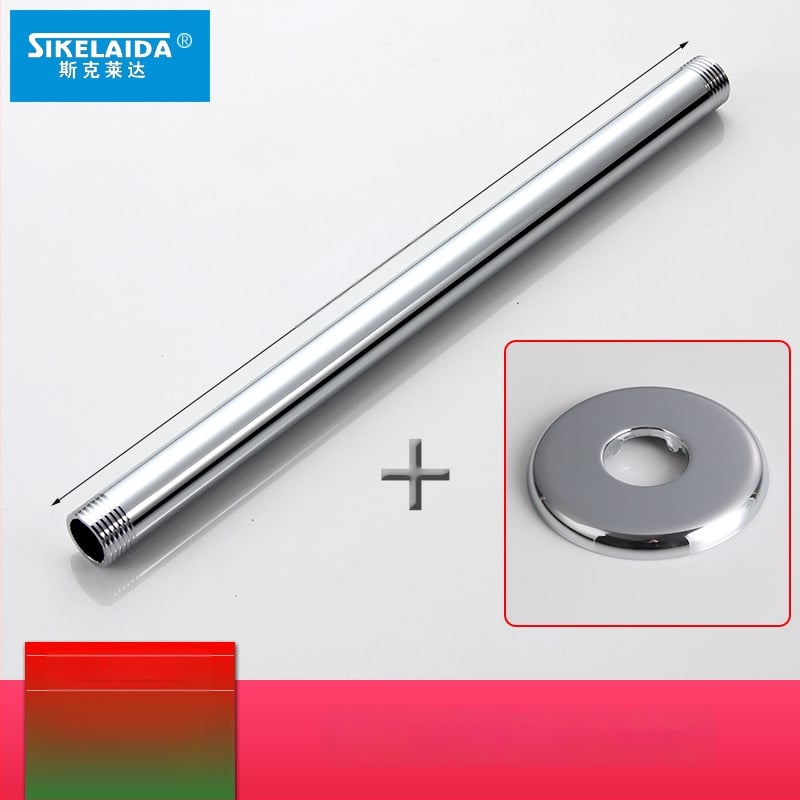 Skrytý sprchový rameno do steny s horným prskaním, kruhový z 304 nerezovej ocele, model SKD1223