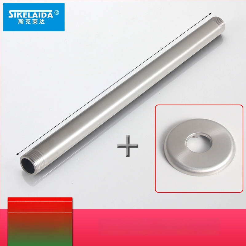 Skrytý sprchový rameno do steny s horným prskaním, kruhový z 304 nerezovej ocele, model SKD1223