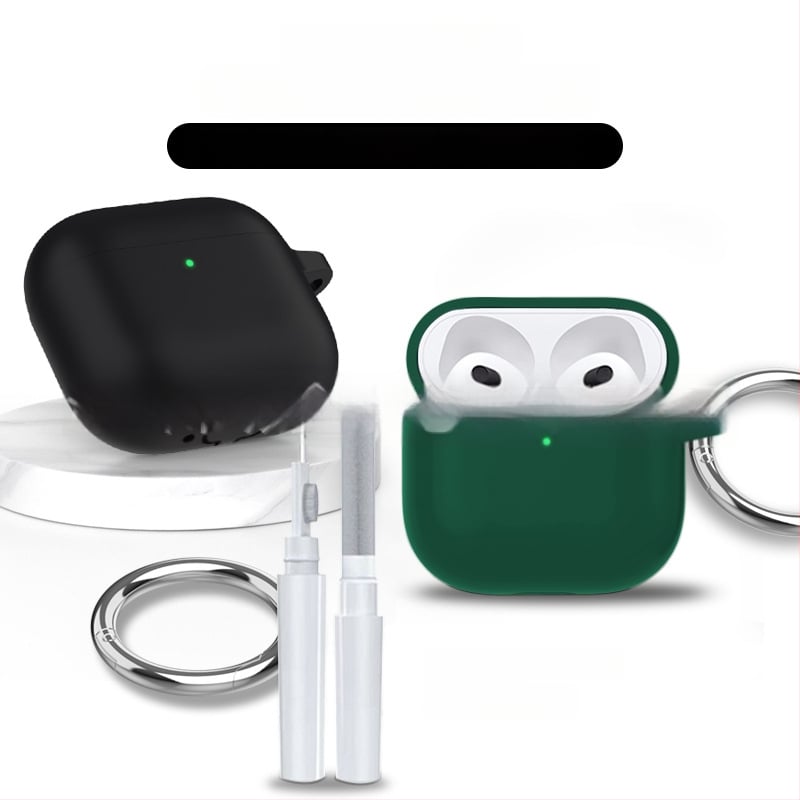 Θήκη σιλικόνης για AirPods 4, καθολική, πλήρης προστασία, χύτευση με έγχυση
