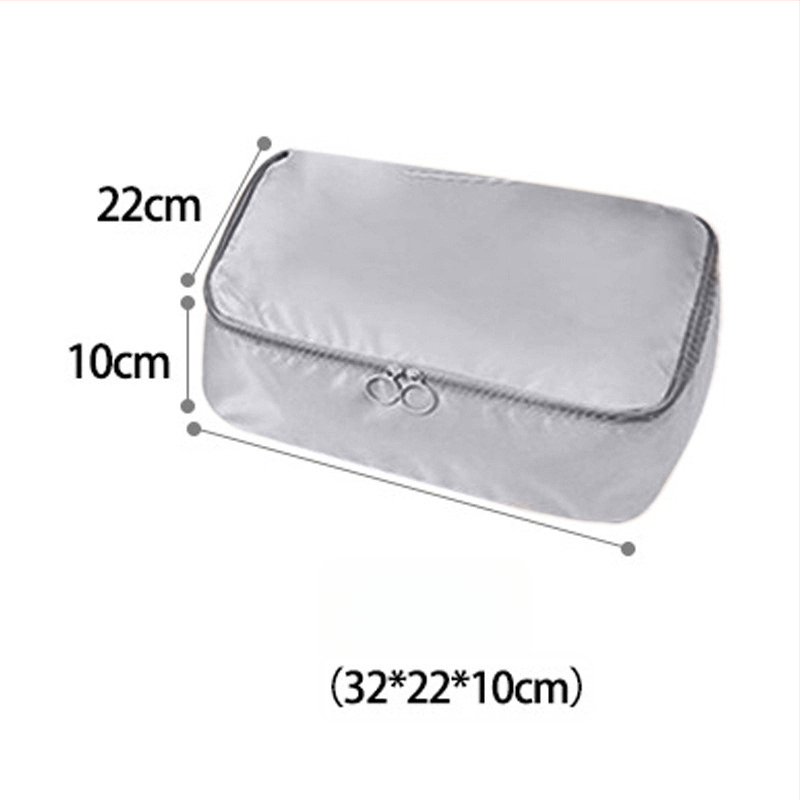 Utazási tárolótáska ruháknak, hordozható utazási szervező, bővíthető, vízálló, nagy kapacitású, hét részes készlet