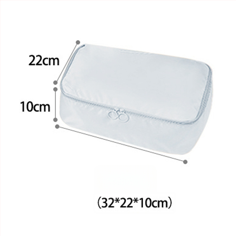 Utazási tárolótáska ruháknak, hordozható utazási szervező, bővíthető, vízálló, nagy kapacitású, hét részes készlet