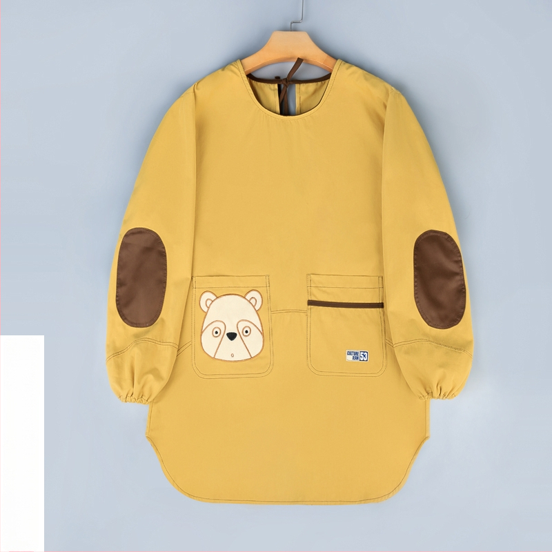 Ποδιά με μακριά μανίκια για οικιακή κουζίνα — αδιάβροχη, αντοχή στο λάδι, αναπνέουσα, λεπτή