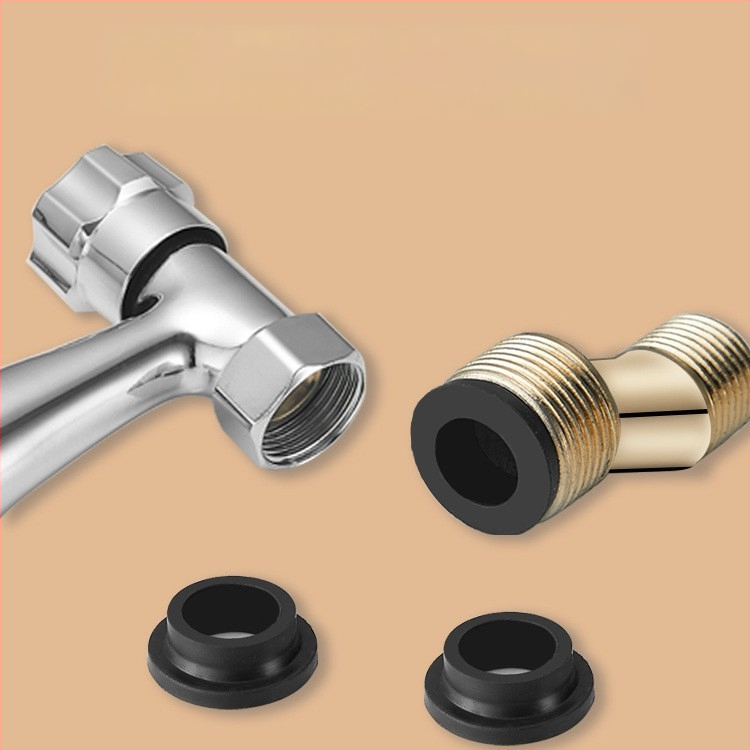 Σετ στεγανοποιητικών ελαστικών δαχτυλιδιών για μίξερ ντους, 6 τεμάχια, καουτσούκ, για κρύο και ζεστό νερό, μοντέρνο μινιμαλιστικό στυλ