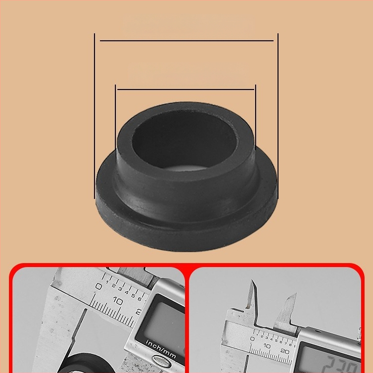 Σετ στεγανοποιητικών ελαστικών δαχτυλιδιών για μίξερ ντους, 6 τεμάχια, καουτσούκ, για κρύο και ζεστό νερό, μοντέρνο μινιμαλιστικό στυλ