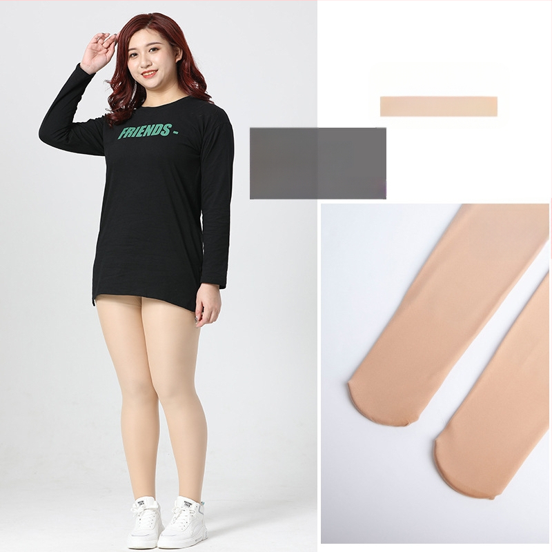 Nylon harisnya, egységes minta, bikini kivágás, vastagított, szexi stílus