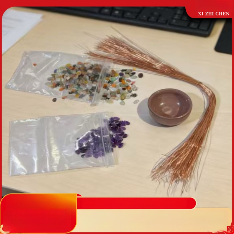 Citrin kristályfa DIY készlet – sárga kristályfa dekoráció