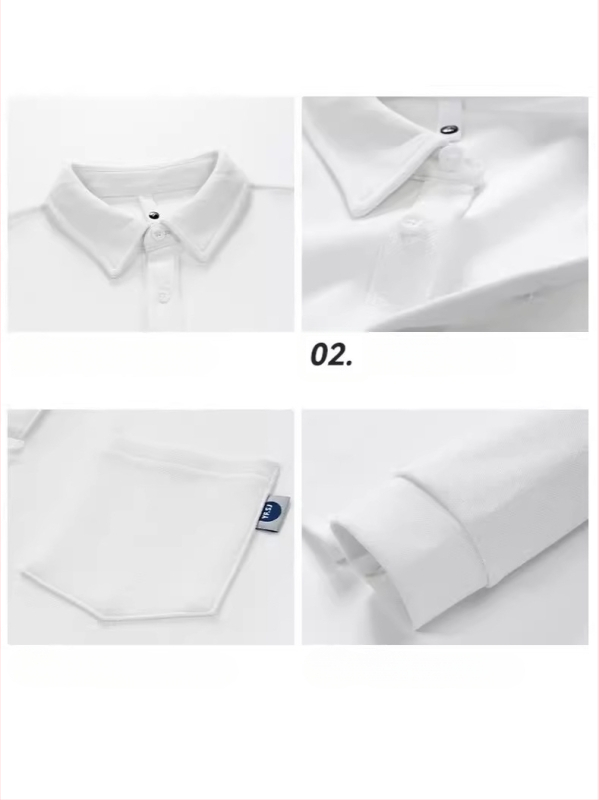 Muško polo s dugim rukavima, jednobojna boja, s džepom, opuštena silueta, jesen-zima.