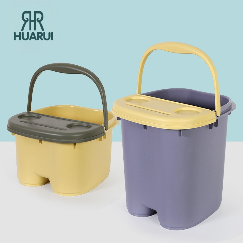 Găleată de picioare din plastic cu masaj pentru gambe – utilizare casnică