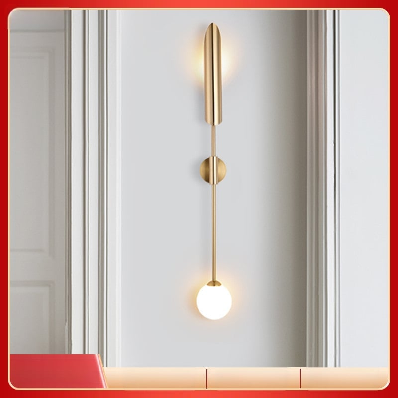 Zidna lampa za spavaću sobu – luksuzna, prilagođena, kreativna, minimalistička LED lampa za pozadinu televizora