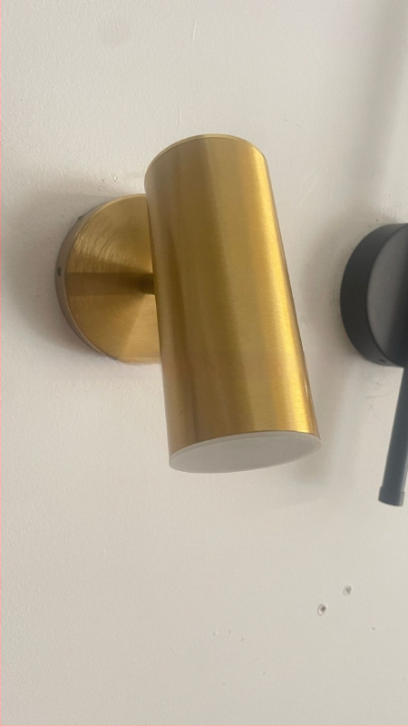 Nordijska minimalistička moderna zidna LED svjetiljka, aluminijsko tijelo, PVC sjenilo, za dnevni boravak i spavaću sobu