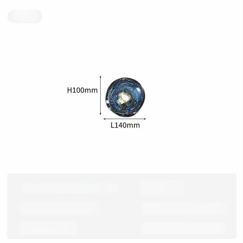 Stenska lampa od stakla s nepravilnim mjehurićima, talijanski minimalistički stil, za dnevni boravak, izložbenu dvoranu ili hotelske prostore – ambijentalno zidno osvjetljenje