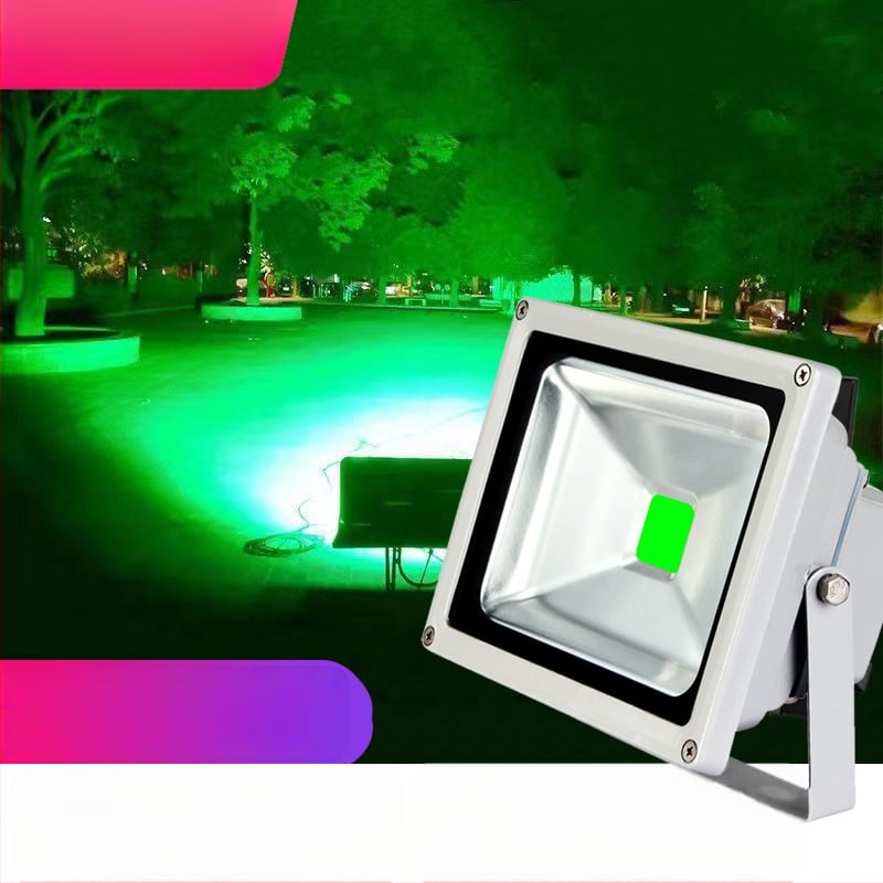 Daljinski upravljano RGB LED flood svjetlo za vanjsku rasvjetu, osvjetljenje drveća, vrta i parka, vodootporno