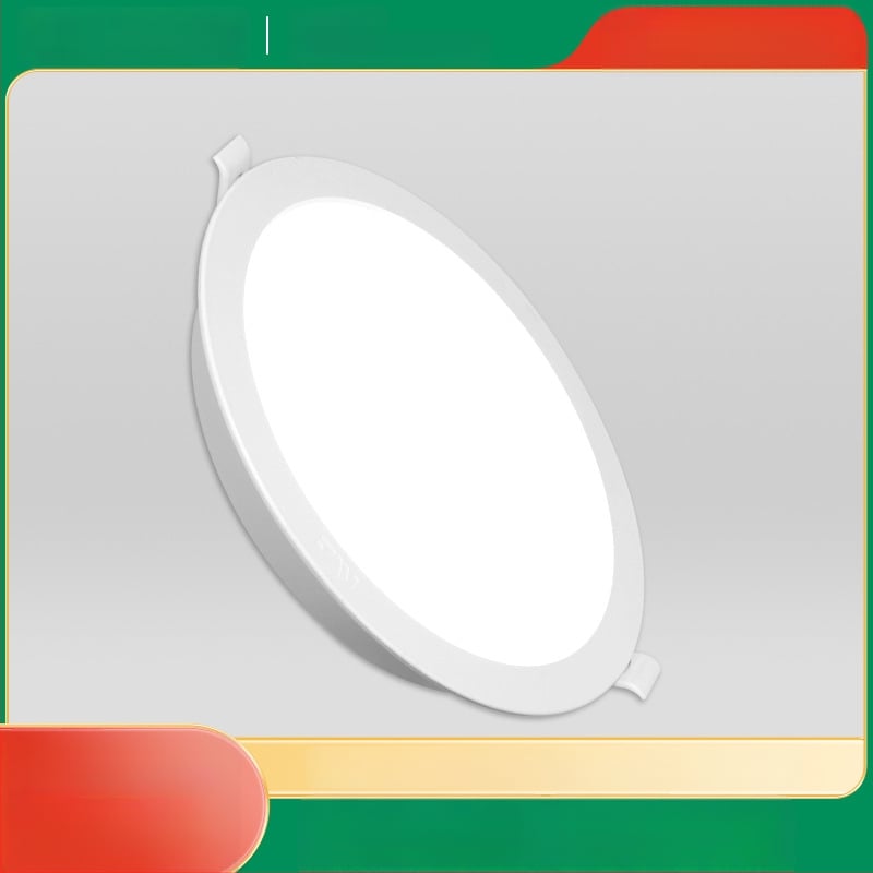 NVC LED downlight, ultra-tanki ugradbeni stropni svjetlosni uređaj, visoka snaga, 220V, 3000K topla bijela, PVC kućište, kućna i komercijalna upotreba