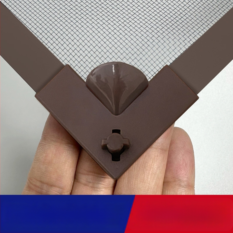 Magnetická neviditeľná sieť do dverí proti komárom, s samolepiacim uzáverom a dekoratívnou magnetickou lištou – bez vŕtania