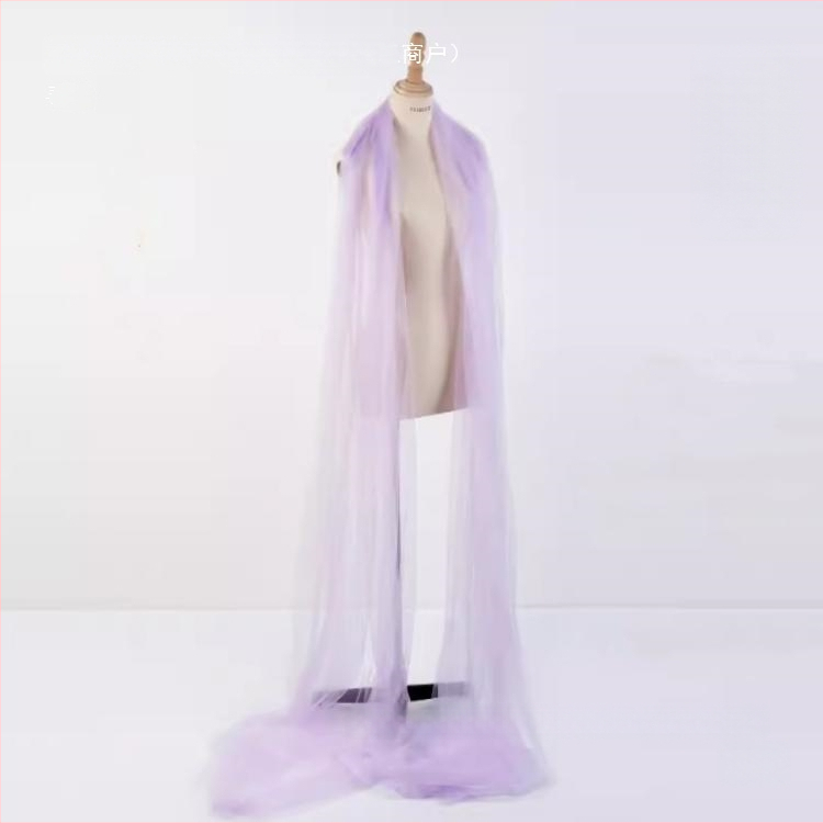 Hanfu klasický tanečný šál s sieťkou, dĺžka 4 m