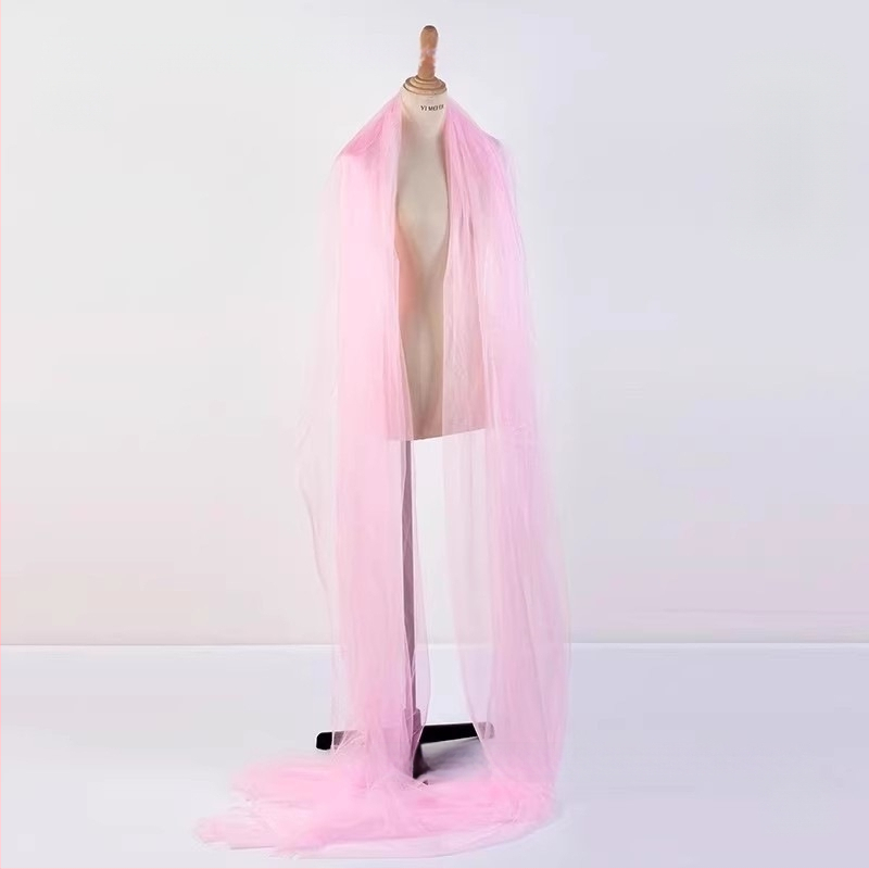 Hanfu klasický tanečný šál s sieťkou, dĺžka 4 m