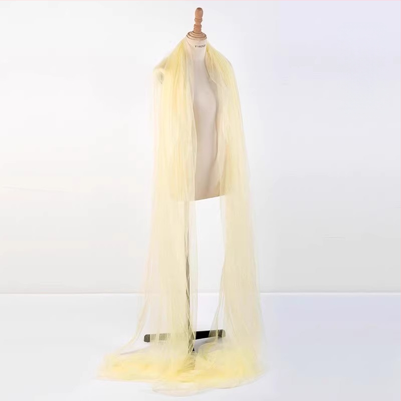 Hanfu klasický tanečný šál s sieťkou, dĺžka 4 m