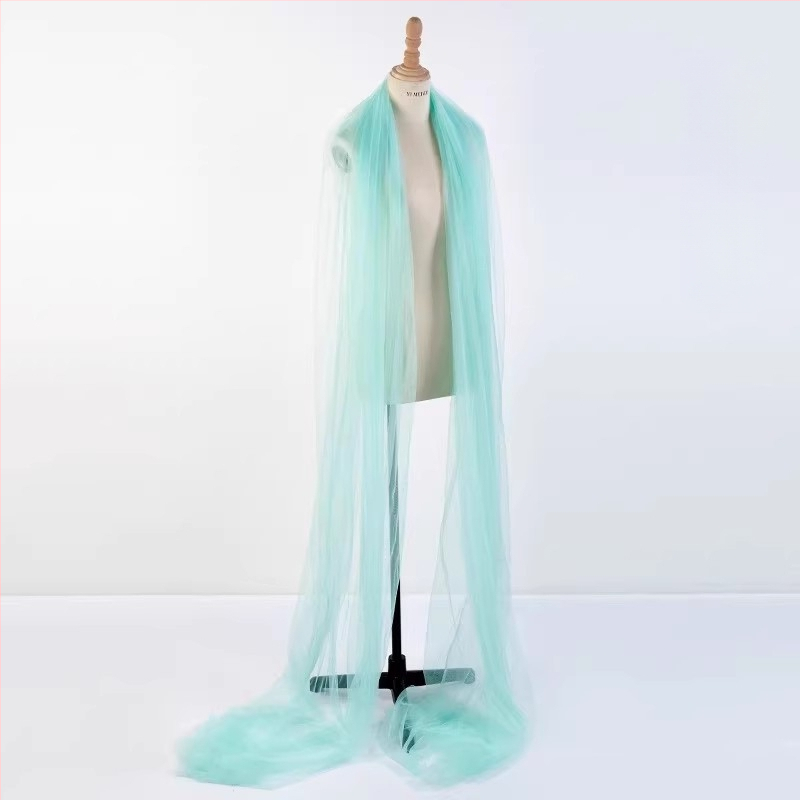 Hanfu klasický tanečný šál s sieťkou, dĺžka 4 m