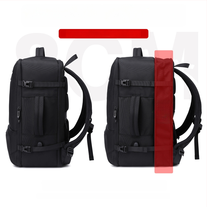 Z-MGKISS Batoh na laptop 16 palcov pre obchodné cestovanie, veľká kapacita, Oxford látka, USB port