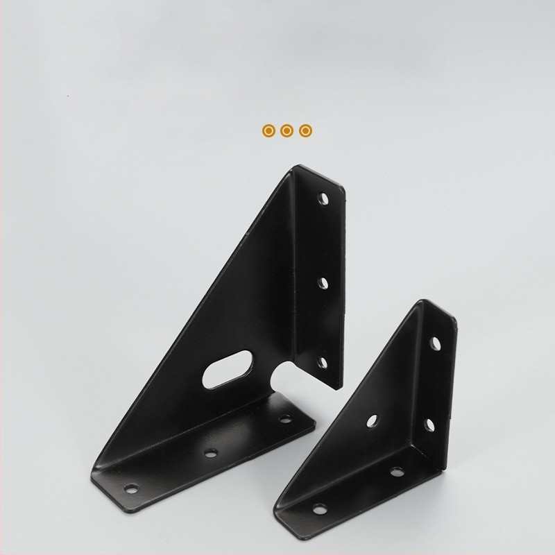 Suport de colț fix pe trei fețe, braț îngroșat la 90° pentru dulapuri și paturi – accesorii hardware