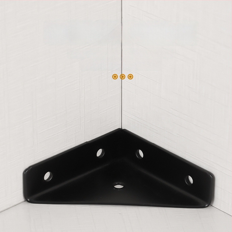 Suport de colț fix pe trei fețe, braț îngroșat la 90° pentru dulapuri și paturi – accesorii hardware