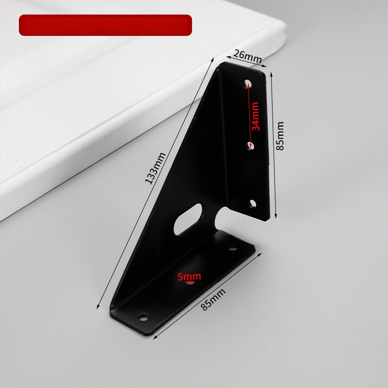Suport de colț fix pe trei fețe, braț îngroșat la 90° pentru dulapuri și paturi – accesorii hardware