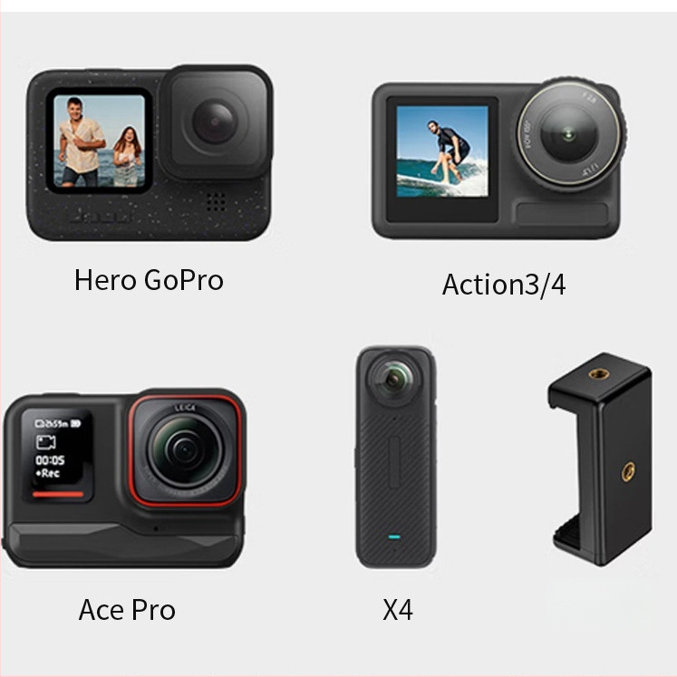 SCS DJI Osmo 360 panoramska kamera s mini selfie štapićem i stativom – Action 5/4/3