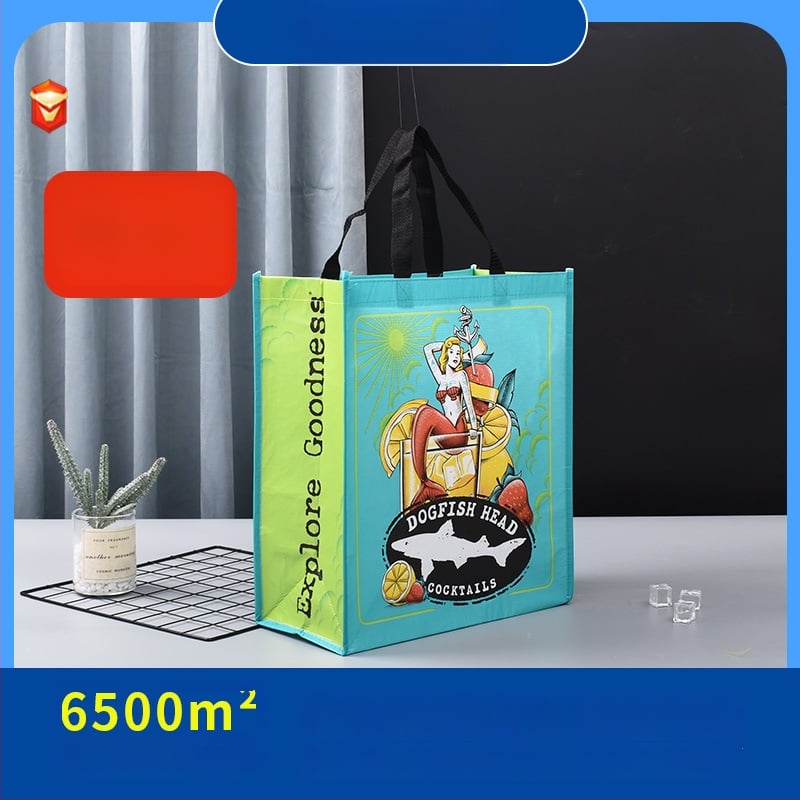 Deblja RPET laminirana netkana torba za kupovinu, vodootporna, ekološka, prilagodljiva