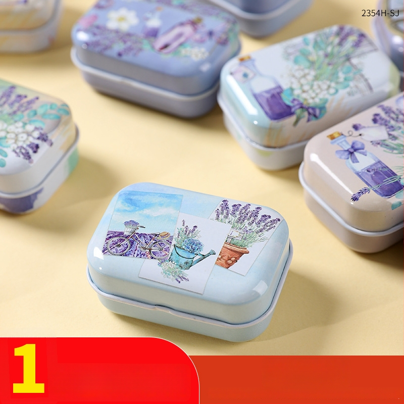 Cutie metalică mică de depozitare, cutie metalică drăguță și portabilă pentru medicamente, cutie pentru ciocolată și bomboane pentru copii