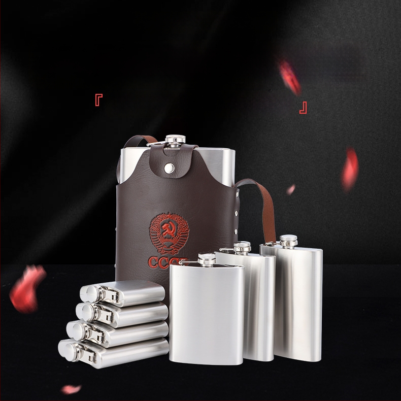 Flacon din oțel inoxidabil 18 oz – bidon portabil pentru camping, oțel inoxidabil 304 îngroșat, mai multe modele