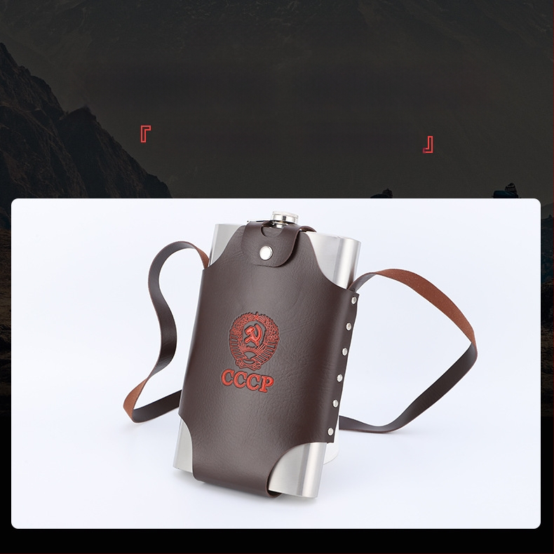 Flacon din oțel inoxidabil 18 oz – bidon portabil pentru camping, oțel inoxidabil 304 îngroșat, mai multe modele