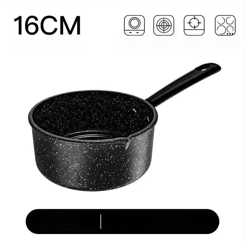 Oală Maifan pentru lapte, oală antiaderentă groasă pentru hrana pentru sugari, supă și mic dejun, 16–20 cm