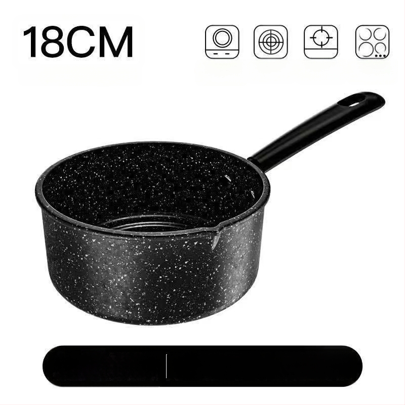 Oală Maifan pentru lapte, oală antiaderentă groasă pentru hrana pentru sugari, supă și mic dejun, 16–20 cm