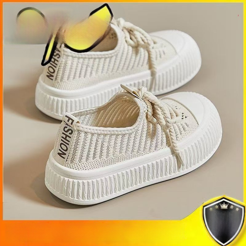 Ženske mrežaste tenisice za ljeto, prozračne, slip-on, s debelim potplatom