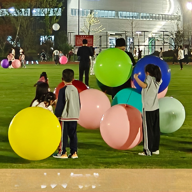 Balon mare 36 inch din latex gros, pentru exterior, parcuri și gazon, jucărie pentru copii, rezistent la explozie