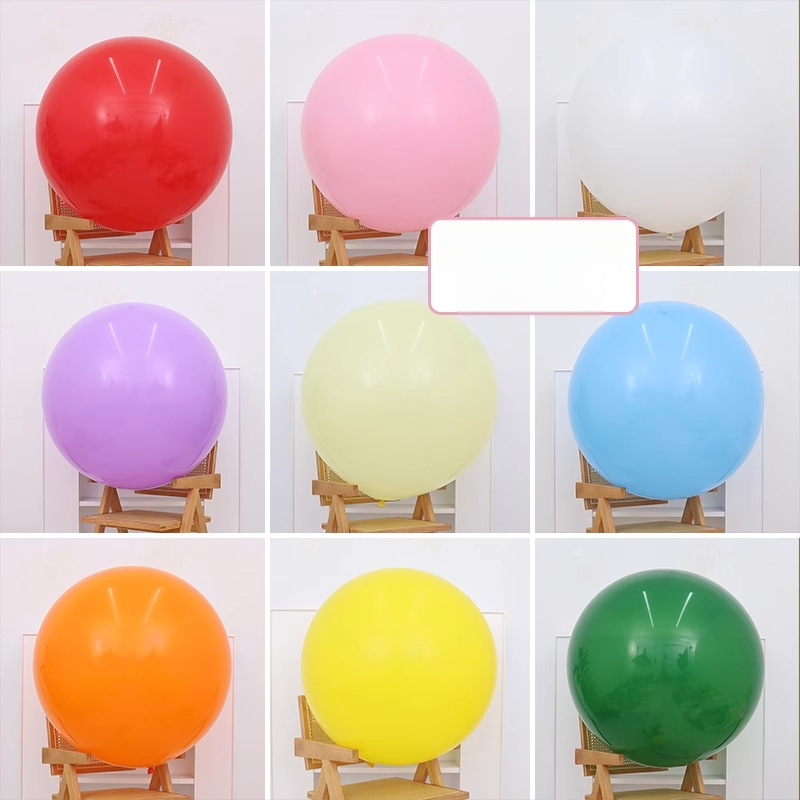 Balon mare 36 inch din latex gros, pentru exterior, parcuri și gazon, jucărie pentru copii, rezistent la explozie