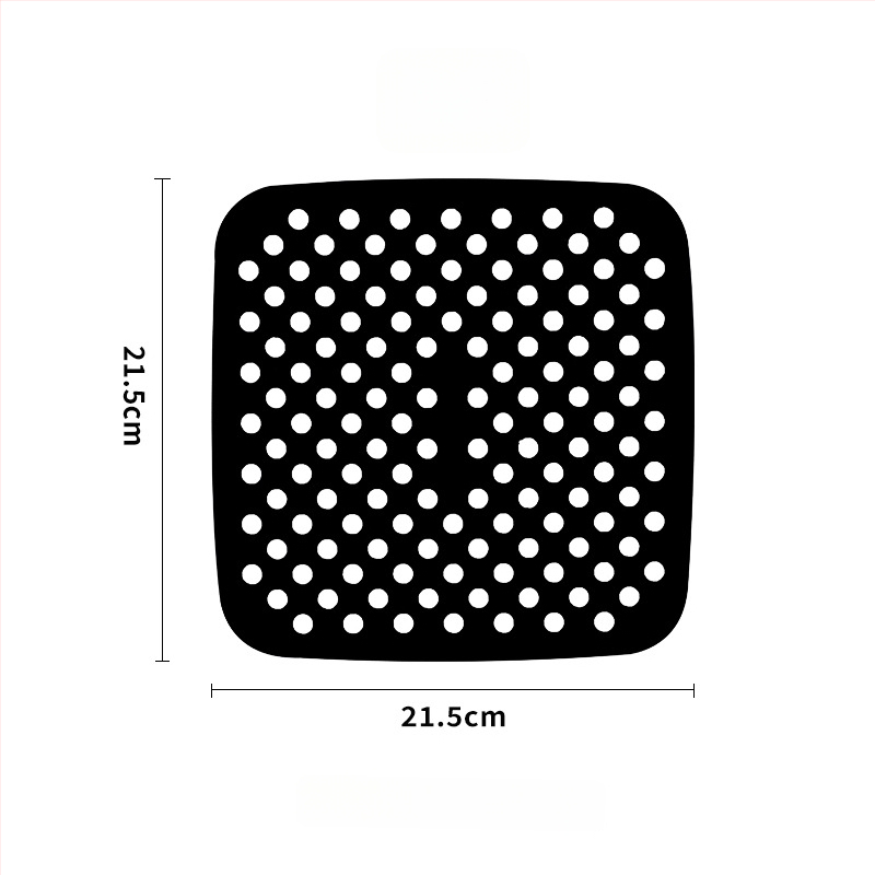 Covoraș din silicon pentru air fryer, de calitate alimentară, reutilizabil, protecție împotriva arsurilor, izolație termică