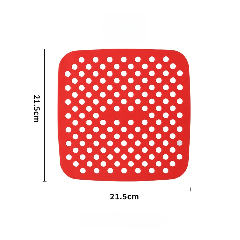 Covoraș din silicon pentru air fryer, de calitate alimentară, reutilizabil, protecție împotriva arsurilor, izolație termică
