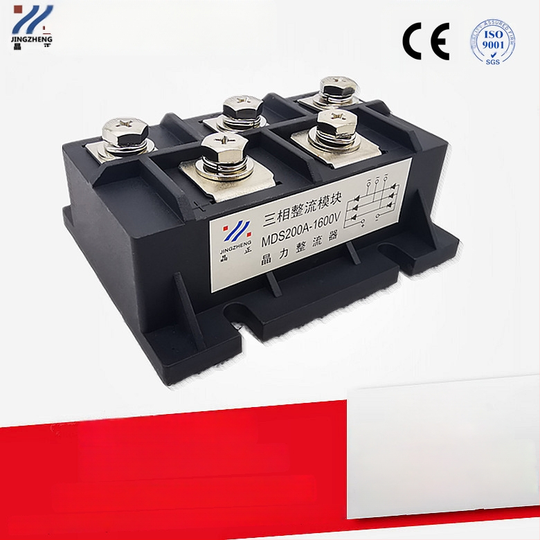 MDS200A1600V trojfázový usmerňovací mostový modul pre elektroplating a elektrolyzu, 200 A, 1600 V, 5 pinov