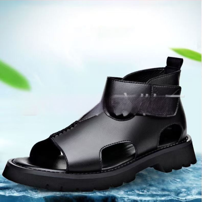 Sandale romane pentru bărbați, cu deget deschis – vară, mărime XXL, stil casual