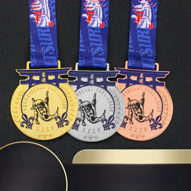 Prilagođena medalja za maratonska i planinska događanja, metalna memorijalna medalja