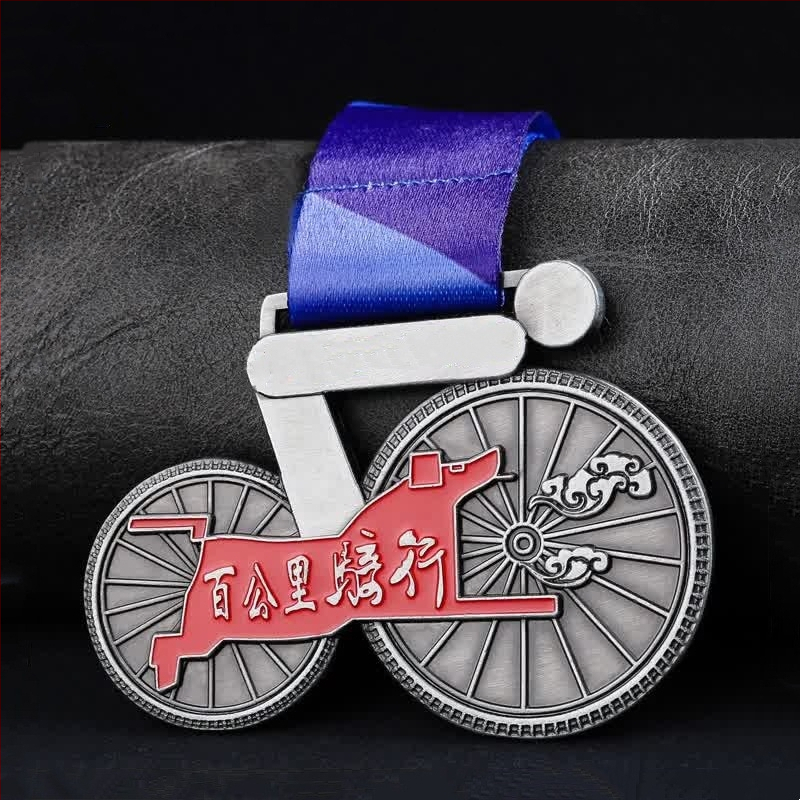 Prilagođena medalja za maratonska i planinska događanja, metalna memorijalna medalja