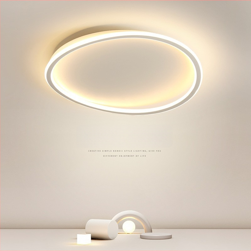 2025 3D hálószoba LED lámpa, modern minimalist stílusú mennyezeti világítótest